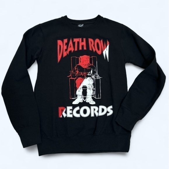 NWT Crooks & Castles x Death Row Records Split Chair Logo Sweatshirt - Picture 1 of 3
